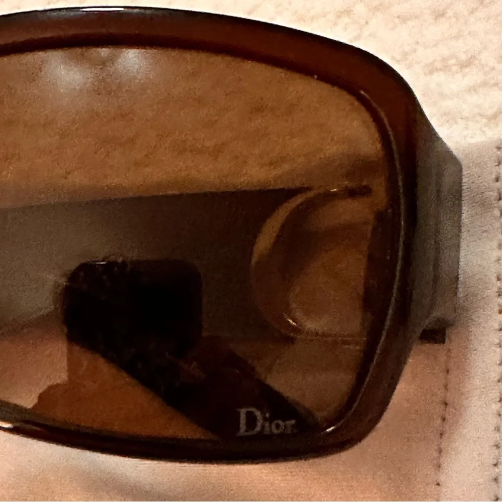 Dior Day 1 Sunglasses Brown/Gold - No Case Included Like New Excellent Conditio